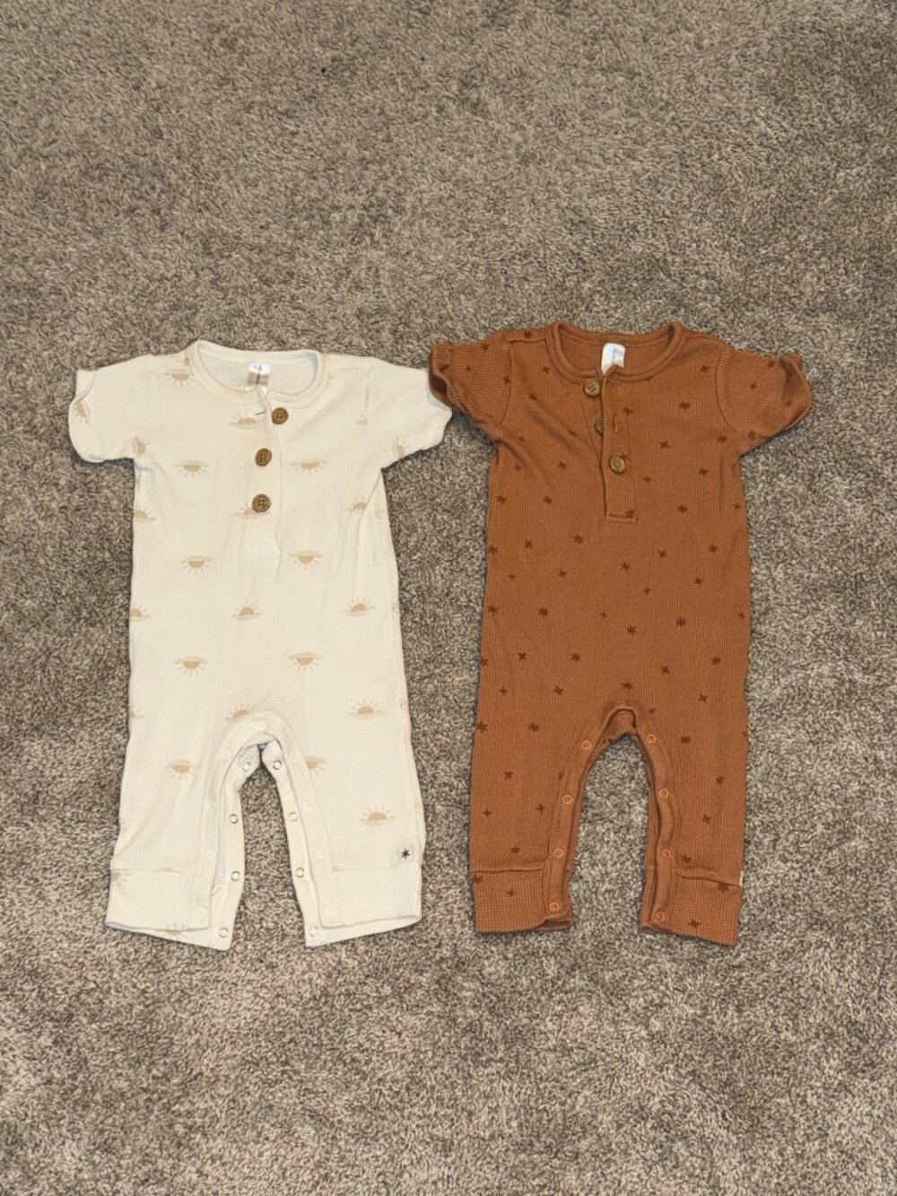 Modern Moments Baby Romper Bundle - Size 6-9 Mo